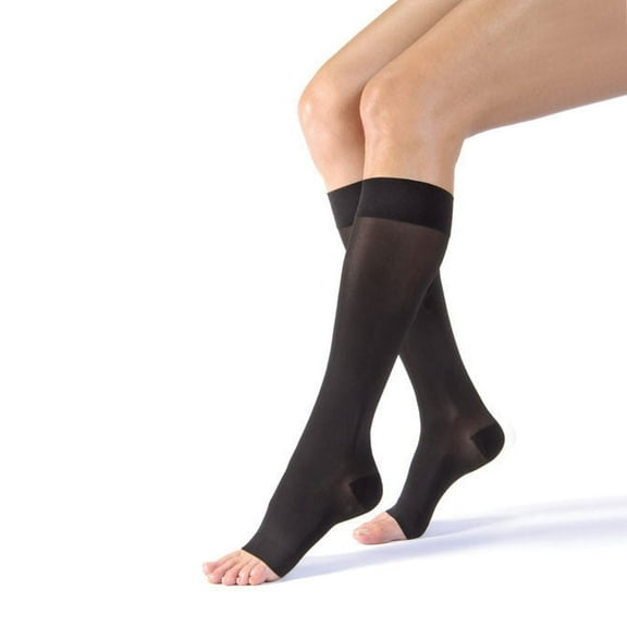UltraSheer Open Toe Knee Highs - 30-40 mmHg