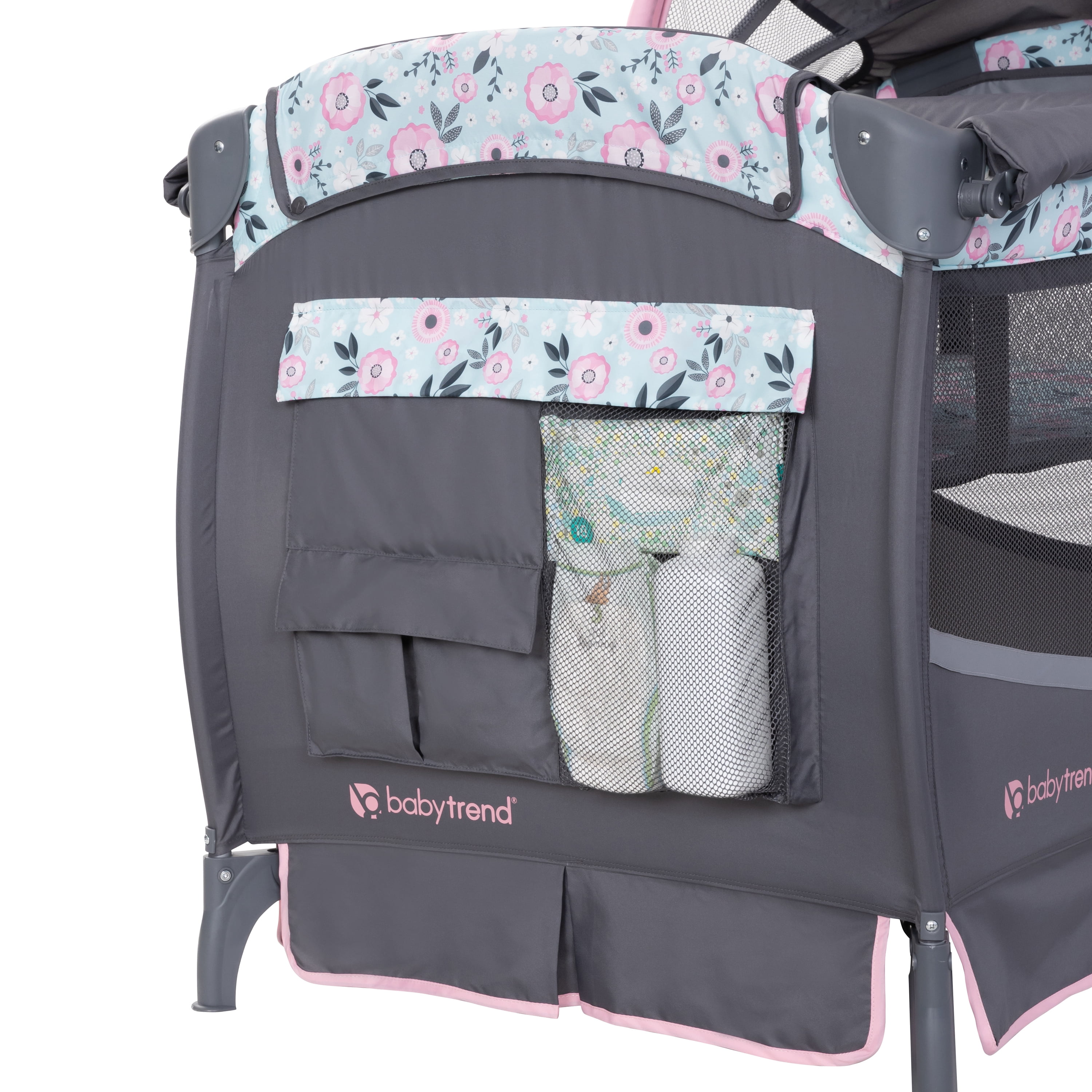Baby Trend Deluxe II Nursery Center Bassinet and Changing Table, Bluebell