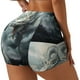 thumbnail image 1 of Fotbe Cloud White Dragon Shorts Sin Costuras – Shorts Deportivos de Cintura Alta para Mujer, Elásticos para Gimnasio, Yoga, Running o Ciclismo-Small, 1 of 8