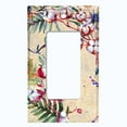 thumbnail image 5 of Metal Light Switch Plate Cover Cotton Flower Semi Circle Frame Beige FLW027, 5 of 13