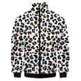 thumbnail image 5 of Sudadera con cremallera y estampado de leopardo, chaquetas estampadas en 3D para hombres y mujeres, ropa de moda Harajuku, abrigo, chaqueta, tops Y2K, 5 of 5