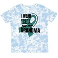 thumbnail image 3 of Inktastic I Wear Teal for My Grandma Ovarian Cancer Awareness Boys or Girls Toddler T-Shirt, 3 of 5