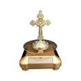 thumbnail image 1 of Metal Cross Ornament: Church Holiday Decoration & Party Statue, 1 of 5