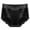 Black, variant on 3 Pack Woman Underwear Lace High Waist Traceless Breathable Ladies Panties,Army Green,L