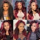 thumbnail image 2 of Hair Weave Vinmdonm P1B/99J, cabello humano degradado, color burdeos, 30 cm a 40 cm, 2 of 7