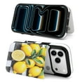 thumbnail image 4 of Lemons on Checkered Background Leather Wallet Case for iPhone 15 Plus Wallet Case Card Holder Flip, 4 of 8
