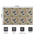 thumbnail image 5 of Colorful Chicken Floral Pattern Door Rugs,Washable Non Slip Door Mats Indoor,Decorative Door Mats,Entry Mat Indoor for Entrance,Bedroom,Kitchen,Bathroom,17"x30", 5 of 6