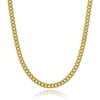 Ariana Lucci 14K Gold Filled Italian Curb Chain Necklace, 5mm Width Size, Non Tarnish Cuban Link Chain for Men and Women, Genuine 1/20 14K Gold Filled Made in Italy, 24"