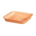 thumbnail image 1 of Dsseng 2pcs Square Shape Plastic Flower Pot Tray Pot Water Tray Multi-functional Household Potted Support Leakproof Potted Base for Home (Beige S), 1 of 6