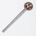 thumbnail image 2 of Independence Day Silver Lace-Edged Bookmark - Gift for Readers and Book Lovers, 2 of 5