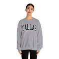 thumbnail image 4 of Dallas Sweatshirt Gifts Crew Neck Shirt Long Sleeve Unisex, 4 of 7