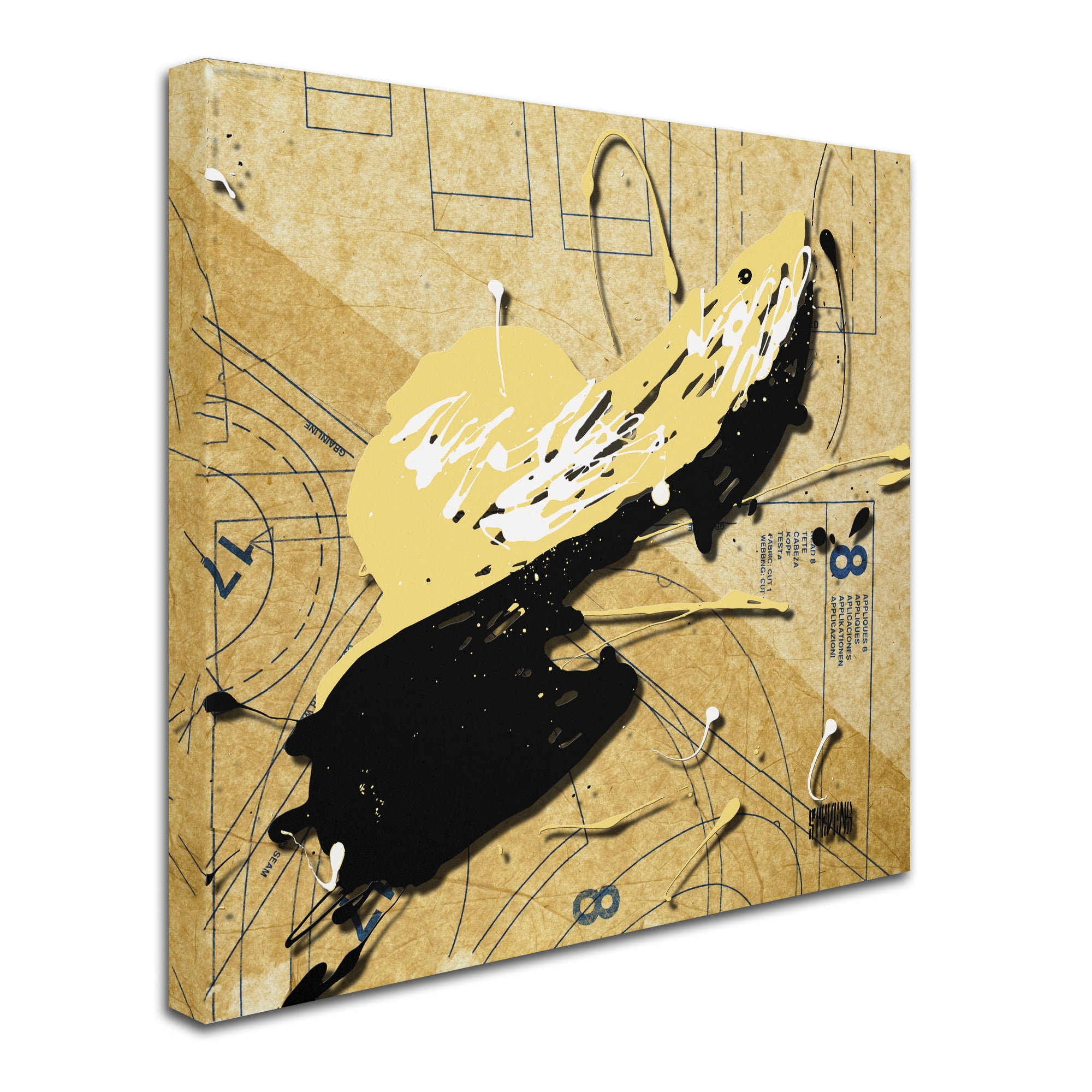 Trademark Fine Art Roderick Stevens 'Beige Floppy' 35 x 35 (RS976-C3535GG)