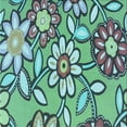 thumbnail image 1 of Ahgly Tapis d'Intérieur Lavable en Machine Carré Turquoise Vert, 6 Pieds Carré, 1 of 7