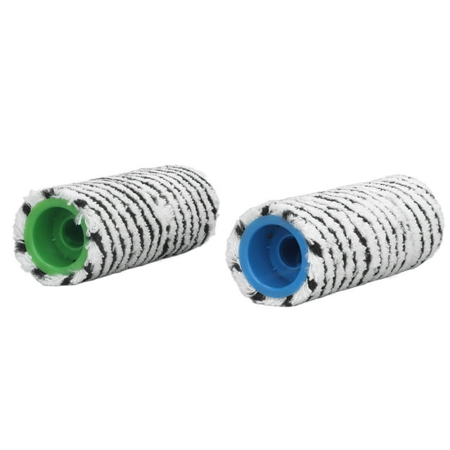 Replacement Brush Roller Set Washable Microfiber Roller for Hard Floors Compatible with FC3 FC3D FC5 FC5D FC7 Floor Cleaner Low Noise Stable Rotation