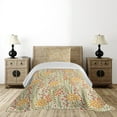 thumbnail image 3 of Ambesonne Flower Quilted Coverlet 2 Pcs, Old Vintage Ivy Lilacs, Twin Size, Multicolor, 3 of 4