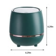 thumbnail image 4 of Small Trash Can with Lid, Mini Trash Can for Bathroom, Office and Bedroom, Small Bathroom Garbage Can with Swing Top, Compact Waste Basket for Desk, Dorm & Home, Green - Xuniizn, 4 of 9