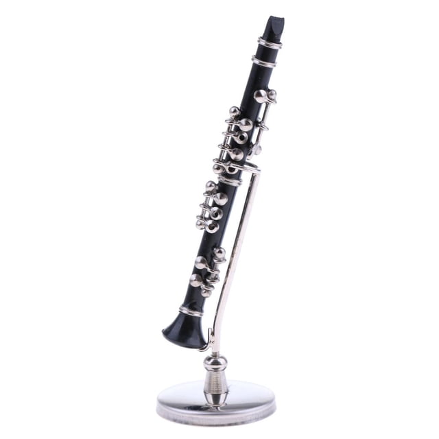 Instrumento de bien con estuche para kits de música de Zulema Mini clarinete negro