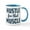 White/Blue Inside, variant on CafePress - Hustle For That Muscle Pattern - 11 oz Ceramic Mug - Novelty Coffee Tea Cup