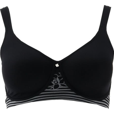 

Breezies Floral Stripe Seamless Underwire T-Shirt Bra Women s A478501