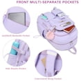 thumbnail image 4 of Mochila para portátil LXYGD de 15,6 pulgadas para niños de primaria y secundaria, color morado, 4 of 6