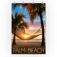 thumbnail image 2 of Palm Beach, Florida, Hammock and Sunset (36x54 Giclee Gallery Art Print, Vivid Textured Wall Decor), 2 of 3