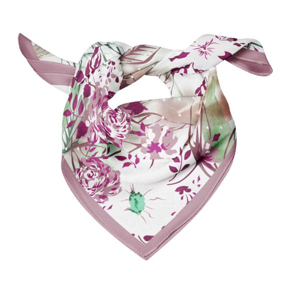 Bimba Cotton Voile Women Square Scarf Neck Wrap Summer Bandanas-40 x 80 Inches