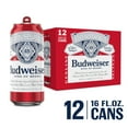 thumbnail image 3 of Budweiser American Lager Beer 12 pack 16 fl oz Aluminum Cans 5% ABV, 3 of 10
