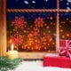 thumbnail image 5 of 1 hoja Tema de Navidad Pegatinas de pared Decoración de la ventana Copo de nieve Pegatinas, 5 of 5