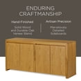 thumbnail image 4 of Maven Lane Iris Buffet Contemporain en Bois Finition Naturelle Raffinée, 4 of 6