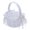 Style E, variant on Wedding Flower Girl Basket Fairy Lace Collection Flower Basket with Rhinestone Decor (White)