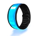 thumbnail image 5 of Xecvkr Horse Band LED Light Up Wraps High Visibility Soft Flexible Adjustable Outdoor Riding Parades Farm Safety Night Reflective 4 Pack Blue, 5 of 7