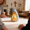 thumbnail image 2 of Virgin Mary Prayer Night Light, LED Devotional Table Lamp with Soft Eye Protection, Elegant Religious Statue Lamp for Home Bedroom Living Room Decoration Gifts, 2 of 7