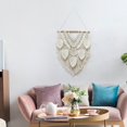 thumbnail image 5 of Tapices de Arte de Pared Hechos a Mano con Borlas Bohemias, DecoracióN de Pared de Macramé Bohemio, Tapiz Elegante, Colgante Tejido a Mano para Decoraciones, 5 of 5