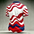 thumbnail image 4 of Men's USA Soccer Polo Shirt American Flag Short Sleeve Top Patriotic Football Jersey Comfortable Casual Wear for Game Day Independence Day Outdoor Events, 4 of 4