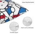 thumbnail image 3 of Hello Kitty Pillow Cover, Square Throw Pillow Cases For Couch Sofa Bed Living Room,Home Decorative, 22"X22", 3 of 9