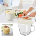 thumbnail image 1 of Antqov Modern Transparent Baking Measuring Cup Microwaveable Glass Cooking Cup with Handle Home Kitchen Baking Bowl, Home Accessories, 1 of 9