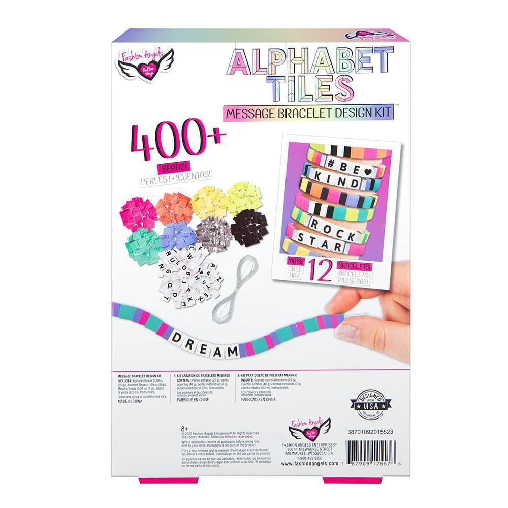 Fashion Angels Alphabet Tiles Message Bracelet Kit