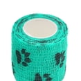 thumbnail image 7 of 10Pcs Paw Print Pet Wrap Self-adhesive Non-Woven Fabric Tape Stretchy Comfortable Cat Wounds First Aid Bandage, 7 of 7