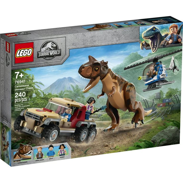 Materialisme landsby Tilbud LEGO Jurassic World Carnotaurus Dinosaur Chase 76941 Building Toy Playset  (240 Pieces) - Walmart.com