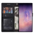 thumbnail image 3 of Allytech Flip Cover for Samsung Galaxy Note 20, PU Leather Folding Stand Shockproof Credit Cards Slots Drop Protection Wrist Strap Magnetic Closure Wallet Case for Galaxy Note 20, Brown, 3 of 6
