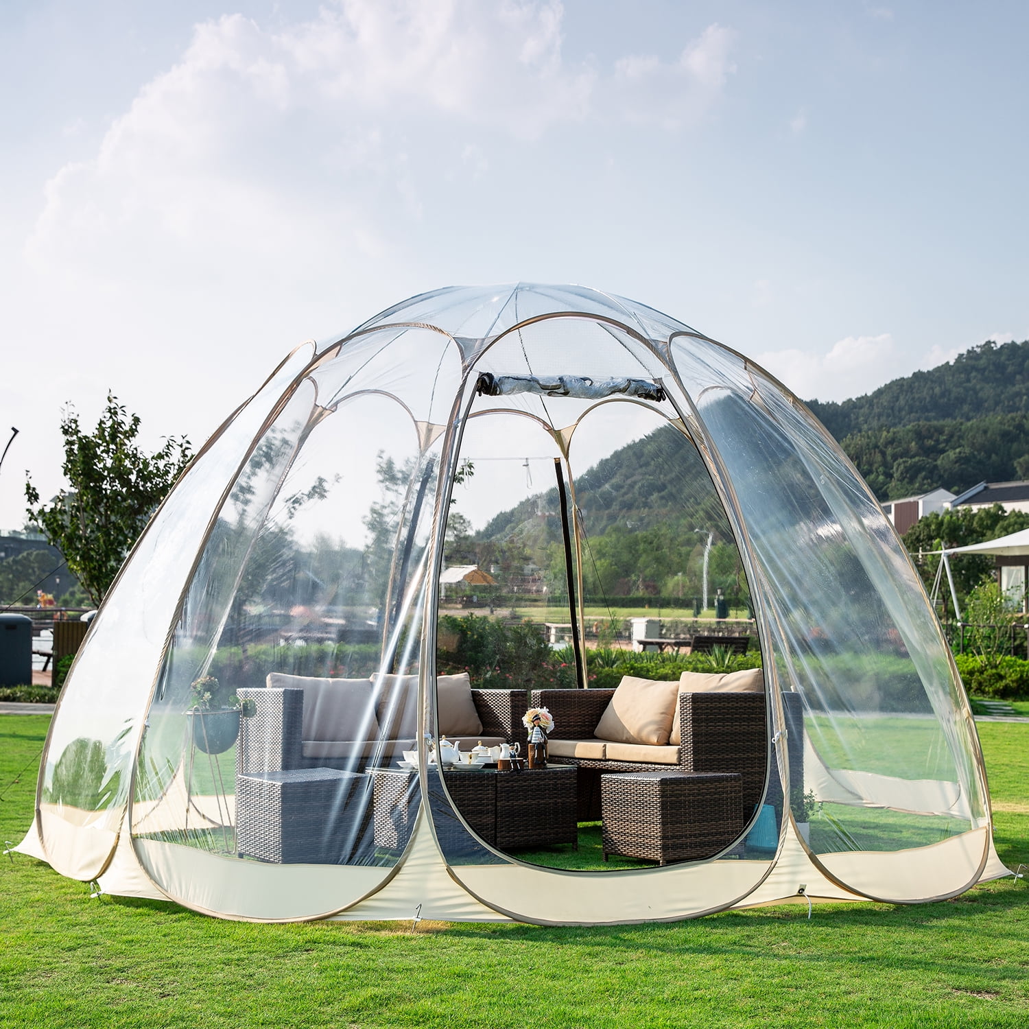Прозрачная беседка купить. Прозрачная беседка. Прозрачная палатка пузырь. Бабл палатка. Беседка шар прозрачная.