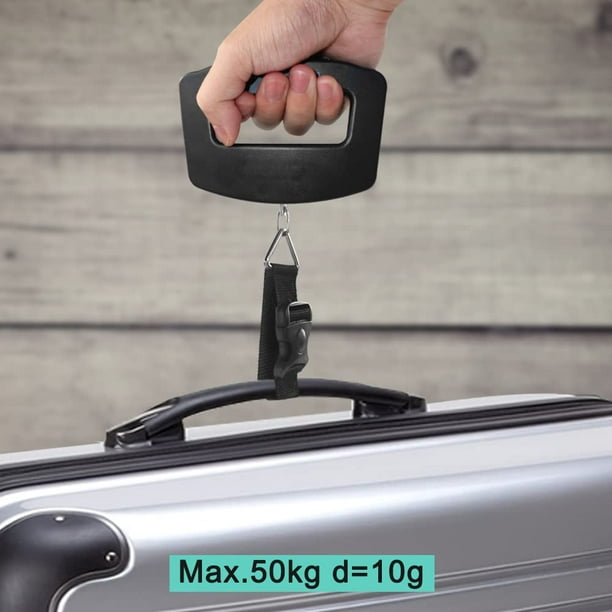 Chockeie 50kg 10g Luggage Scale, 2pcs Luggage Scales Pocket Digital Luggage Scales For Suitcases Electronic Digital Scale Hanging Scale Portable Scale