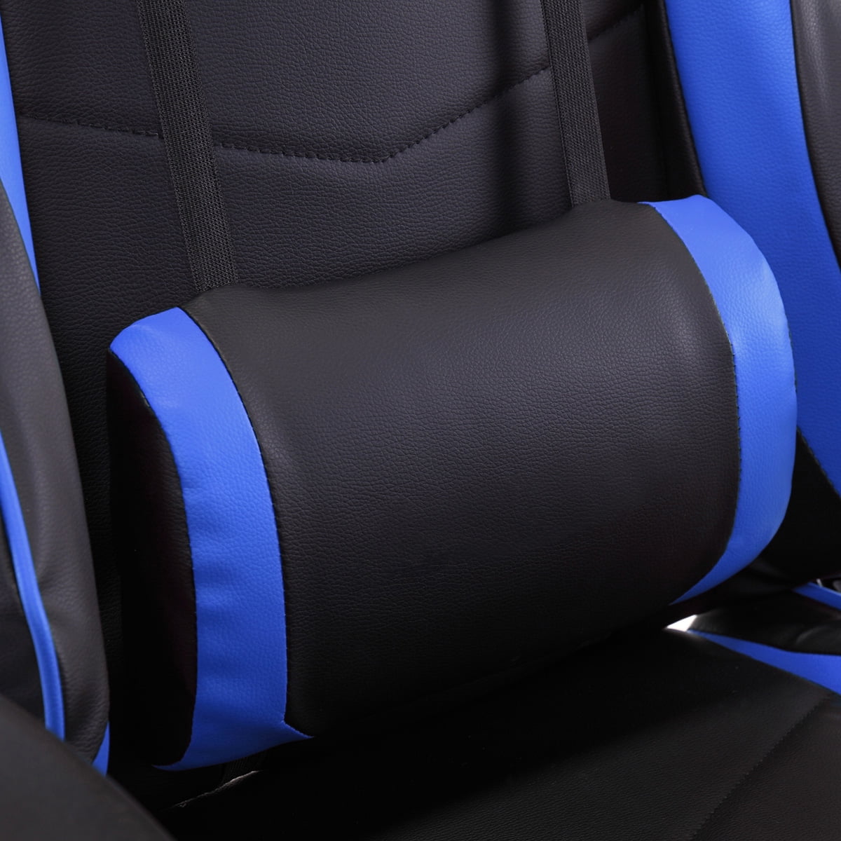Kepooman High-Back Swivel Gaming Chair, Reclining Ergonomic Computer Chair with Lumbar Support - Blue Kepooman High-Back Swivel Gaming Chair, Reclining Ergonomic Computer Chair with Lumbar Support - Blue