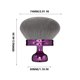 thumbnail image 3 of Brocha de maquillaje de cerdas suaves Cabeza ovalada extra grande de 74 mm | Aplicación rápida en todo el cuerpo y la cara | Aplicador de autobronceador para piernas mejillas hacia atrás | Crema, 3 of 5