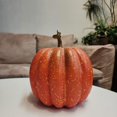 thumbnail image 1 of Way To Celebrate Orange Glitter Tall Pumpkin 8.5, 1 of 6