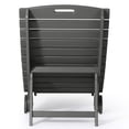 thumbnail image 4 of WestinTrends Outdoor HDPE In-Pool Patio Chaise Lounge Chair With Wheels, Gray, 4 of 13