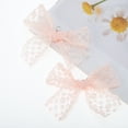 thumbnail image 5 of Unique Bargains 1 Pair Shoelace Charms Lace Bow Fashion Shoe Accessories Orange Pink, 5 of 5