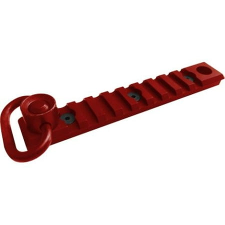 Timber Creek Outdoors M-Lok 9 Slot Quick Disconnect Picatinny Rail Combo, Red,