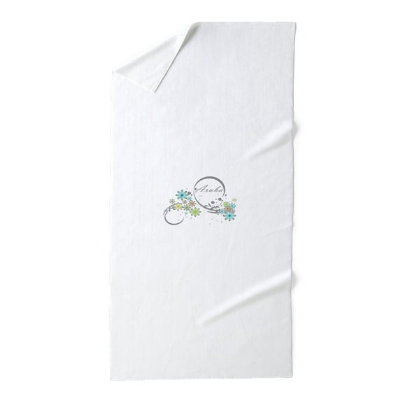 CafePress - Aruba Floral Beach Graphic - Large Beach Towel, Soft 30"x60" Towel with Unique Design