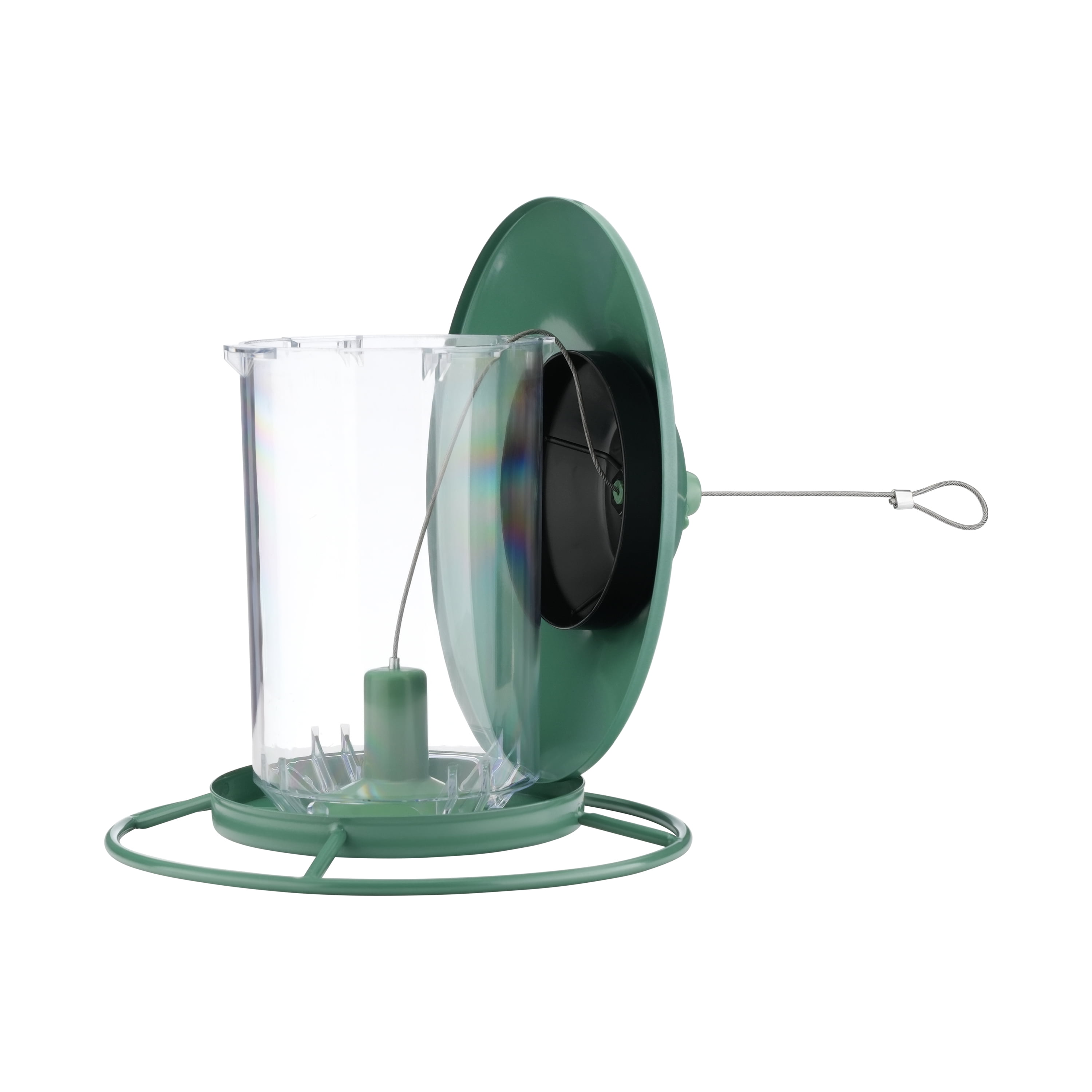 (2 pack) Perky-Pet Green Panorama Wild Bird Feeder - 2 lb Capacity
